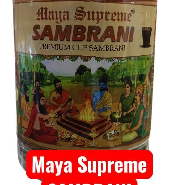 Maya Supreme 33 Cups Sambrani – Premium Fragrance for Daily Pooja and Spiritual Rituals