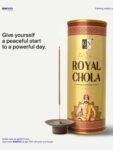 Royal Chola GN Kangaroo Flora Agarbatti | Premium 200 Stick Floral Incense Box