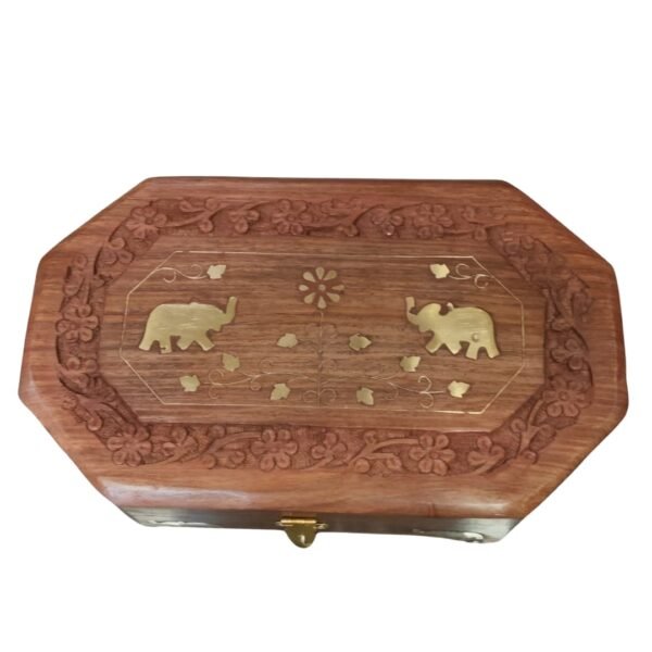 Wooden Hexagon Box 10*6 size