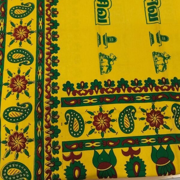 siva siva printed cotton towel 2mtrs