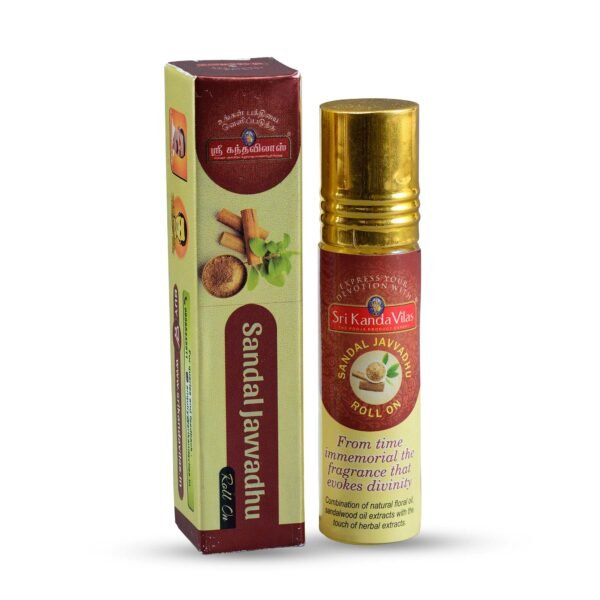 Pure Sandalwood (Sandal) Roll-On Attar - 10ml Liquid Perfume